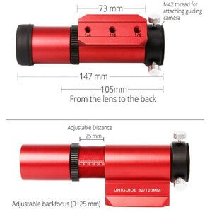William Optics Teleskop za vodenje UniGuide 32 mm - Starfy.si
